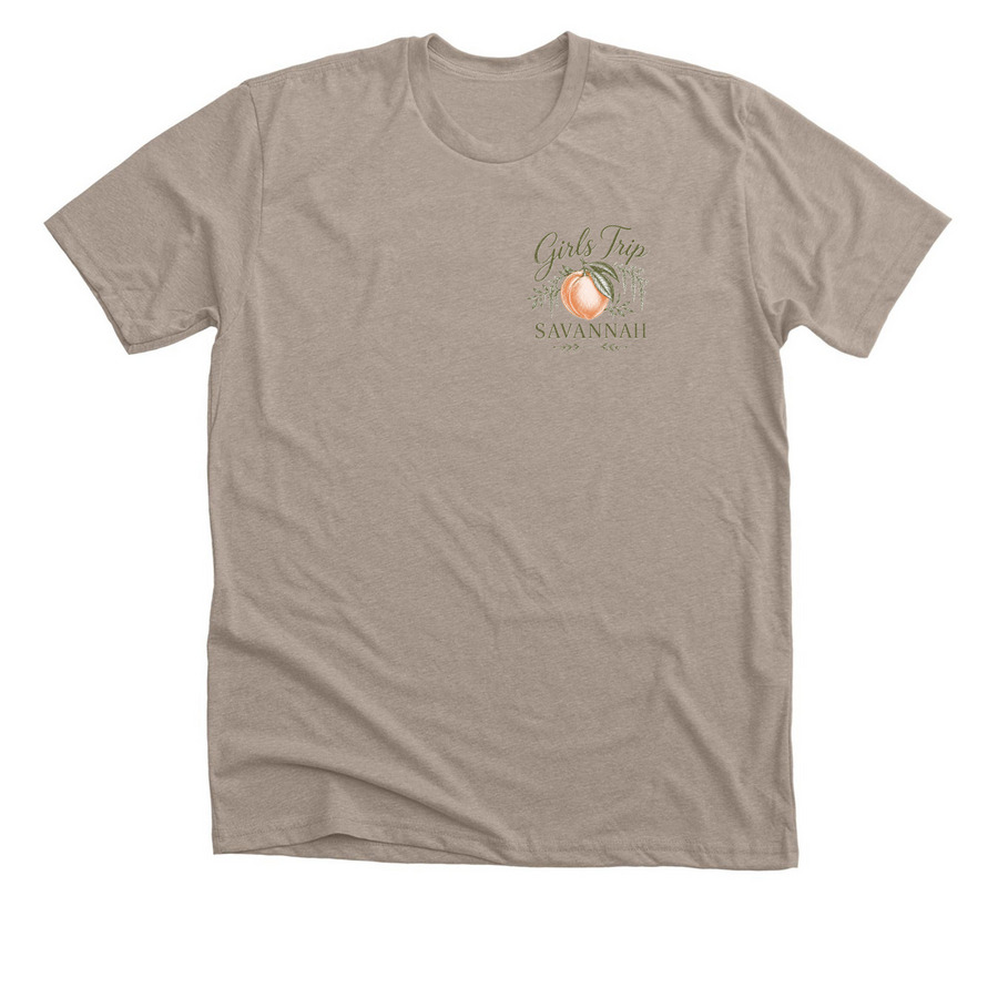 Savannah Girls Trip 26, a Heather Stone Premium Unisex Tee