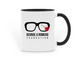 The GARF Stay Scared Mug, a Black Two-Tone Ceramic Mug