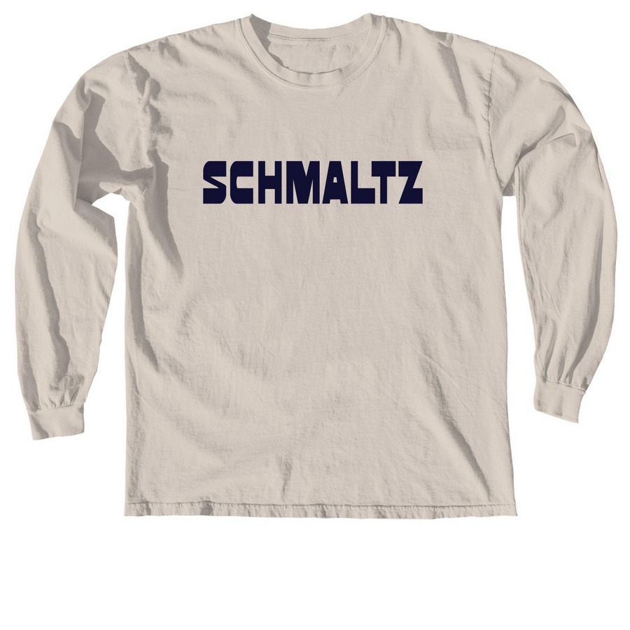 Schmaltz Long Sleeve Tee, a Ivory Comfort Colors Long Sleeve Tee