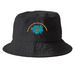 We have to take care of eachother&nbsp;, a Black Printed Bucket Hat