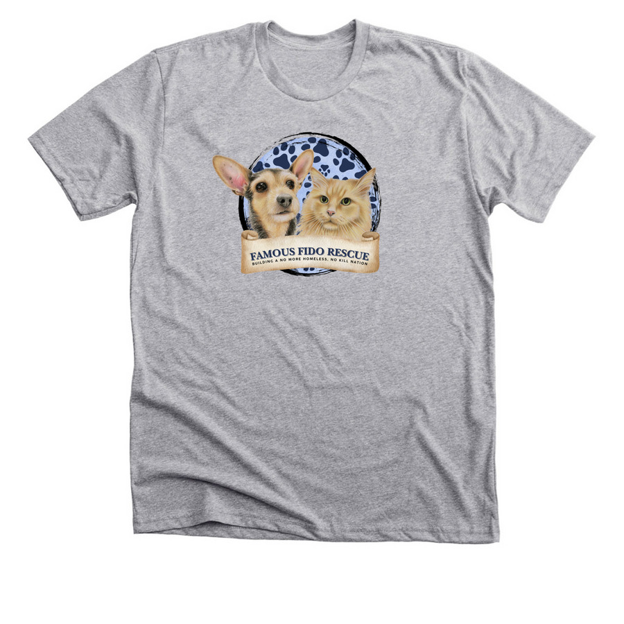 Corky & Peanut, a Athletic Heather Premium Unisex Tee