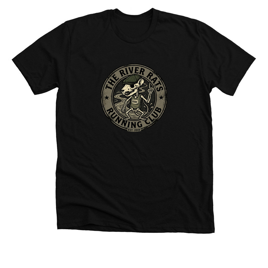 RRRC Punk Collection Fashion Shirts '26, a Solid Black Blend Premium Unisex Tee