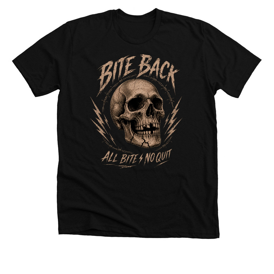 BITE BACK ? Dental Recovery Fundraiser, a Solid Black Blend Premium Unisex Tee