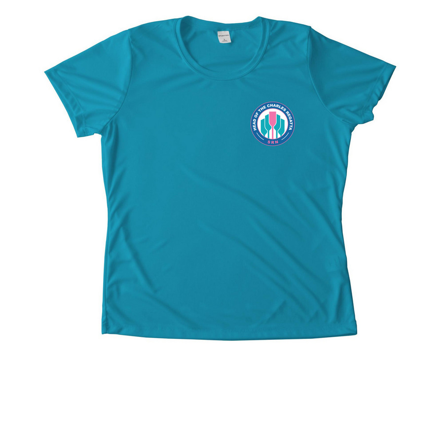 SRN/HOCR26 UV Performance Apparel, a Atomic Blue Women's Performance Tee