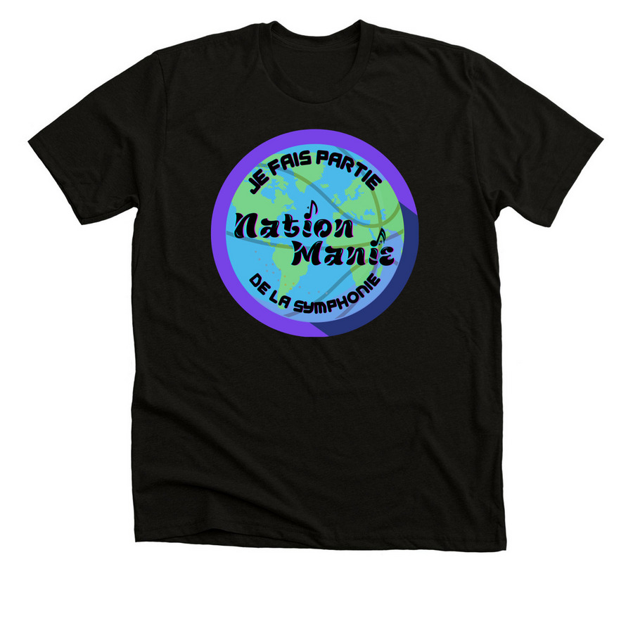 Je fais partie de la symphonie - MM 2026, a Solid Black Blend Premium Unisex Tee