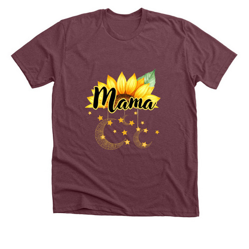 Magic Mama, a Heather Maroon Premium Unisex Tee