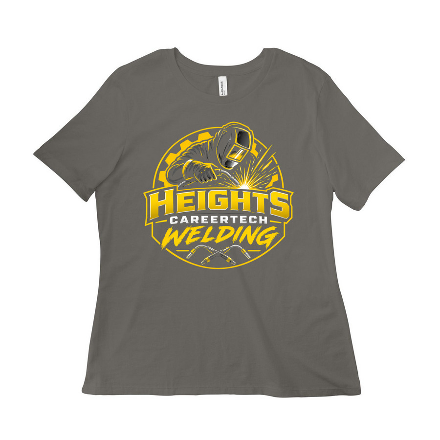 Heights Welding&nbsp;, a Asphalt Women?s Relaxed Cotton Tee