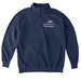 Volunteer sweatshirt - White text, a True Navy Comfort Colors Quarter Zip Pullover