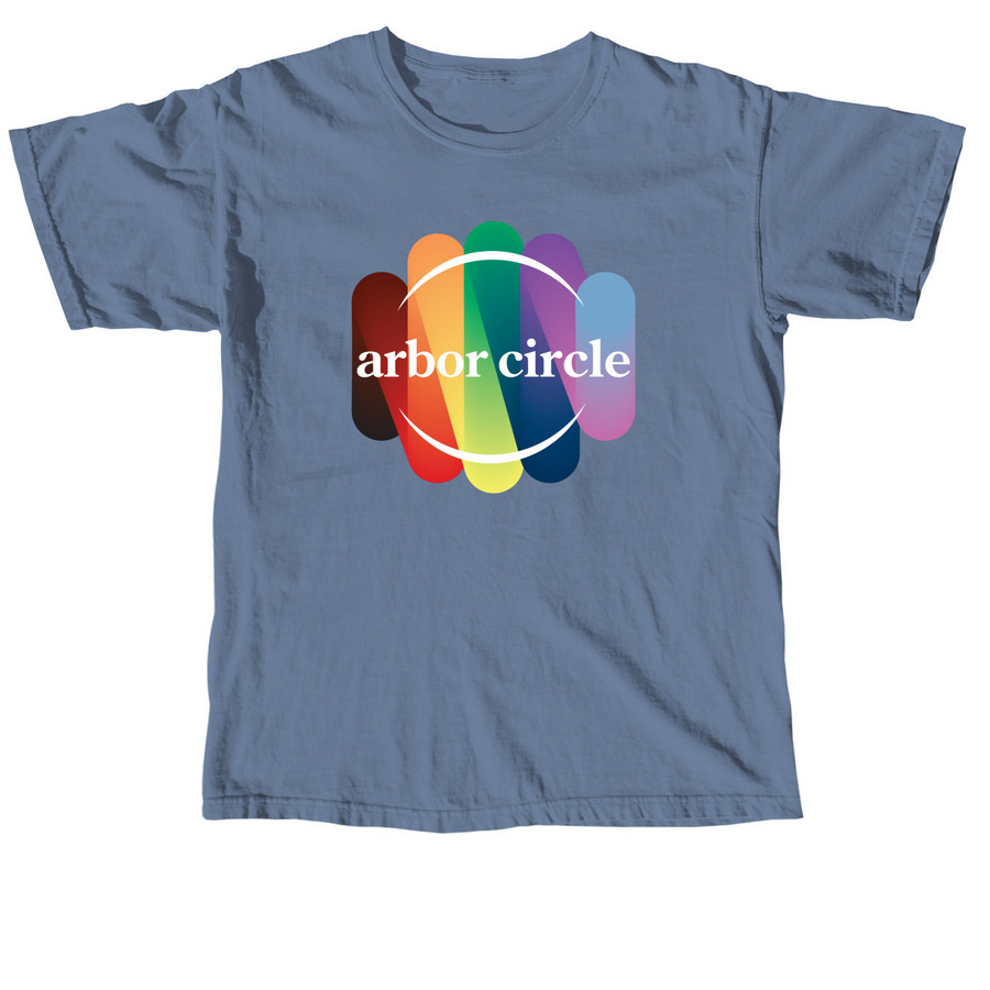 Arbor Circle Color Burst, a Blue Jean Comfort Colors Unisex Tee