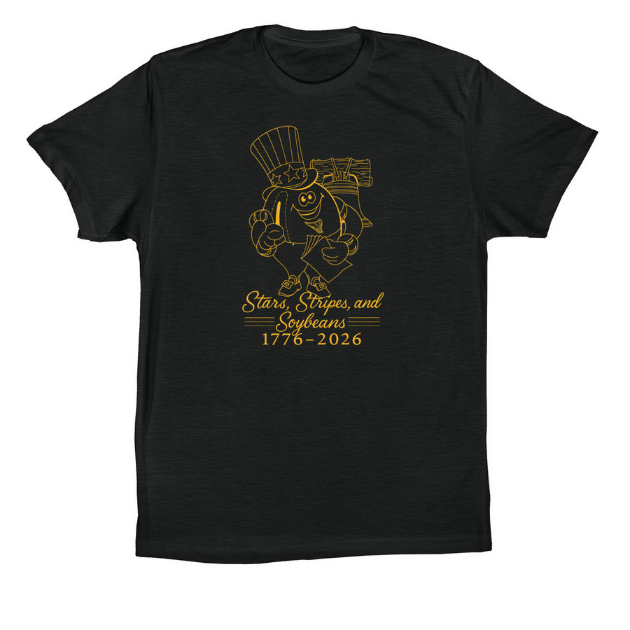 Norborne Soybean Festival ?26, a Vintage Black Premium Cotton Tee