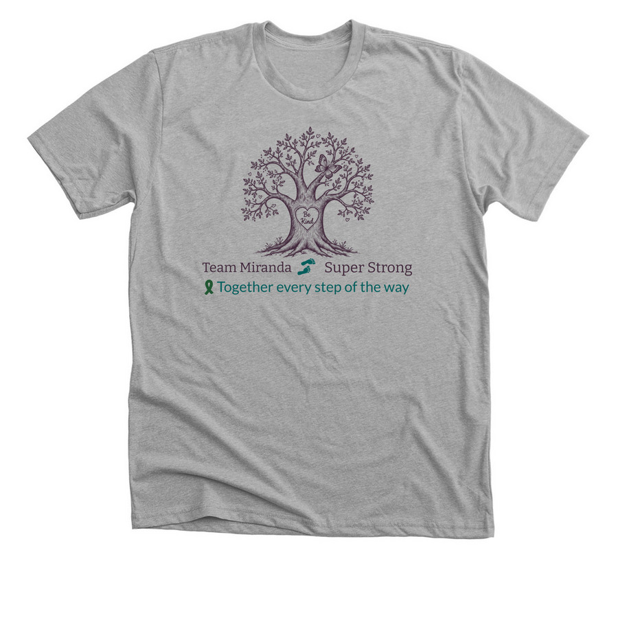 Team Miranda, a Athletic Heather Premium Unisex Tee