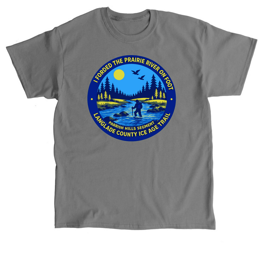 Langlade Chapter Ice Age Trail, a Charcoal Classic Unisex Tee
