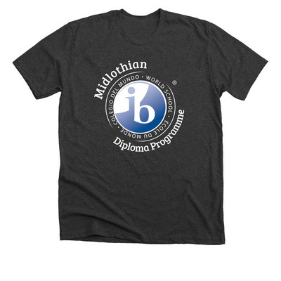 IB Design 3, a Dark Grey Heather Premium Unisex Tee