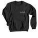 La Honda, a Black Crewneck Sweatshirt