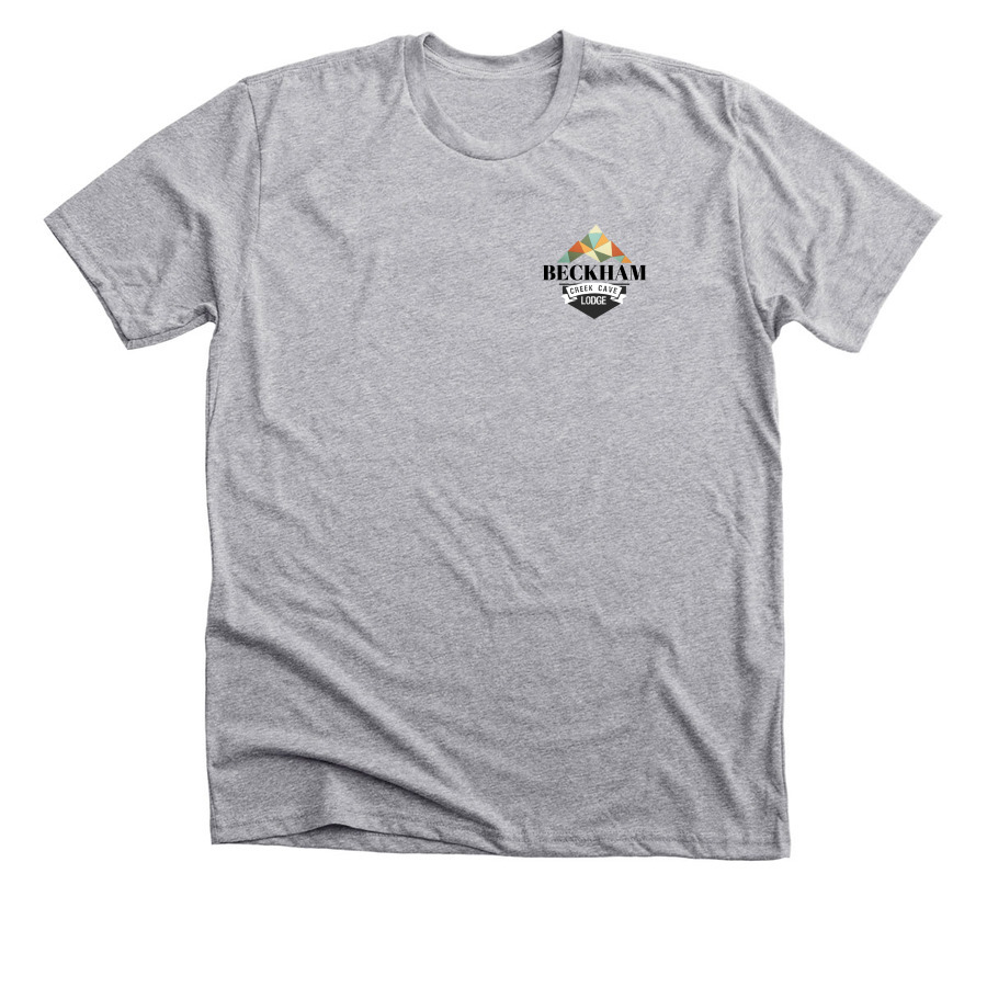 Beckham Creek Cave Lodge&nbsp;, a Athletic Heather Premium Unisex Tee