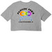 I'm not Suffering from Autism&nbsp;, a Athletic Heather Women?s Cropped Cotton Tee (back-view)