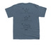 Kesem: Be My Friend (Stars), a Indigo Youth Unisex Tee (back-view)