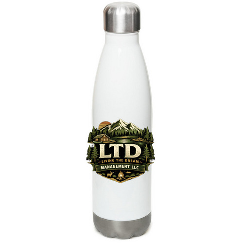 LTD Management&nbsp;, a White Stainless Steel Water Bottle