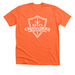 Kyle?s Crusaders Shield Tee, a Heather Orange Premium Unisex Tee