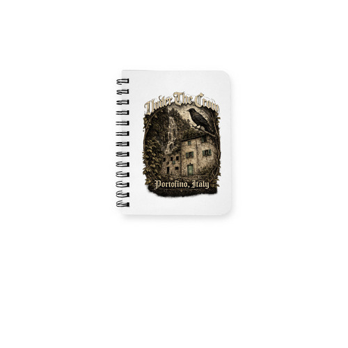Under The Crow&nbsp;, a White Spiral Notebook