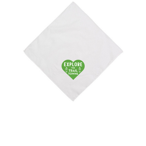 York County Trail Towns, a White Cotton Bandana