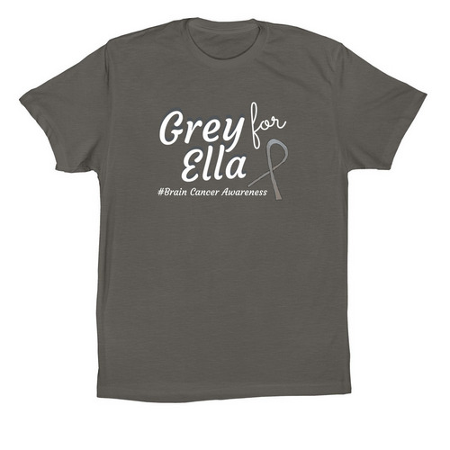 Grey For Ella Shirts, a Asphalt Premium Cotton Tee