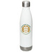 ESLC Logo Water Bottle, a White Stainless Steel Water Bottle