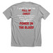 1 Peter 1:9, a Athletic Heather Premium Unisex Tee (back-view)