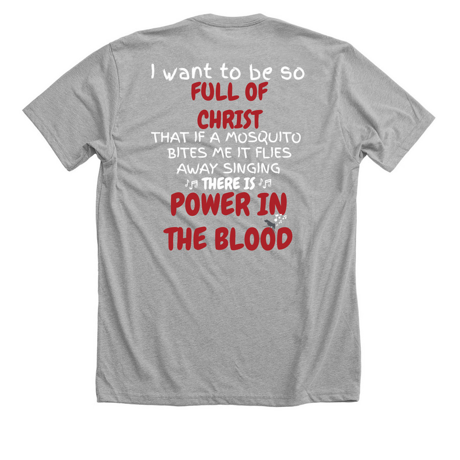 1 Peter 1:9, a Athletic Heather Premium Unisex Tee (back-view)