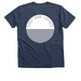 YOU ARE LOVED, a Heather Navy Premium V-Neck Tee (back-view)