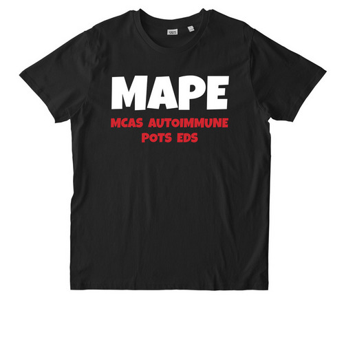 MAPE ORGANIC TEE, a Black Stanley/Stella Unisex Rocker Tee