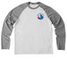 Ultimate 20 North Americans 2026, a Aluminum Grey/ Bright White Allmade Eco Triblend Colorblock Raglan Long Sleeve Tee