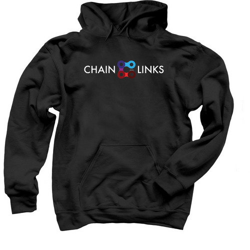 Chain Links Tees and Hoodies, a Black Pullover Hoodie