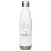 Protecting America's Lion, a White Stainless Steel Water Bottle
