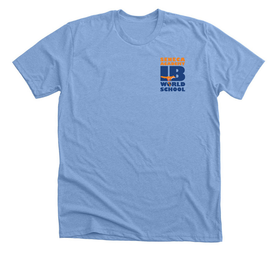Spirit Wear for Grownups!, a Heather Carolina Blue Premium Unisex Tee