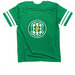 Lucky Local CM 2025 Collection, a Vintage Green / White Football Jersey Tee (back-view)
