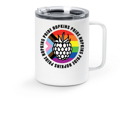 HOPKINS PRIDE TRAVEL MUG, a White Stainless Steel Travel Mug