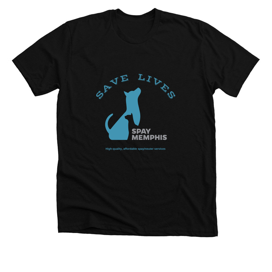 Save Lives, a Solid Black Blend Premium Unisex Tee