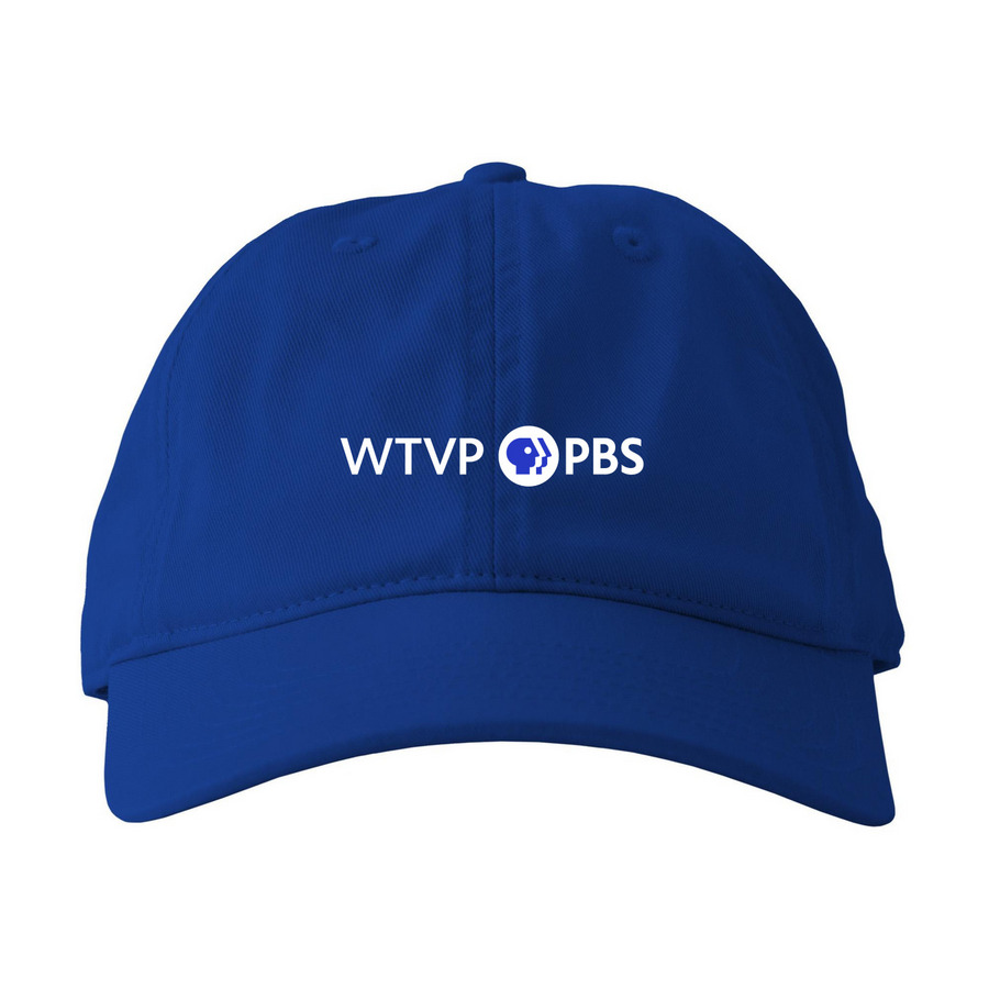 Hats-WTVP PBS, a Royal Printed Eco Baseball Cap