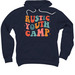 Rustic Youth Camp, a Navy Premium Pullover Hoodie