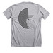 Circle Values Shirt, a Athletic Heather Premium Unisex Tee (back-view)