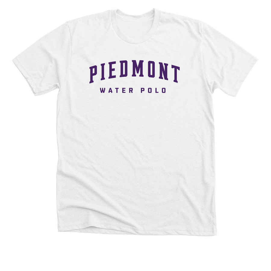 Water Polo Athletic, a Solid White Blend Premium Unisex Tee