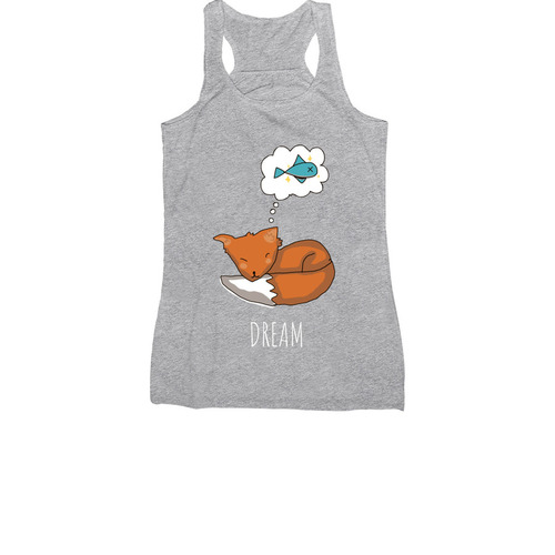 Dream Big, a Athletic Heather Women's Racerback