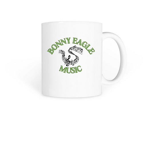 BE MUSIC MUGS, a White Coffee Mug