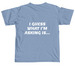 Chubby Wubby, a Washed Denim Comfort Colors Unisex Tee (back-view)