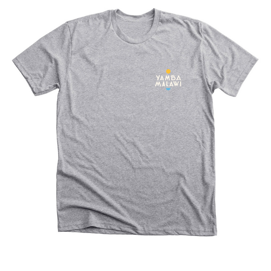 Support Yamba Malawi&nbsp;, a Athletic Heather Premium Unisex Tee