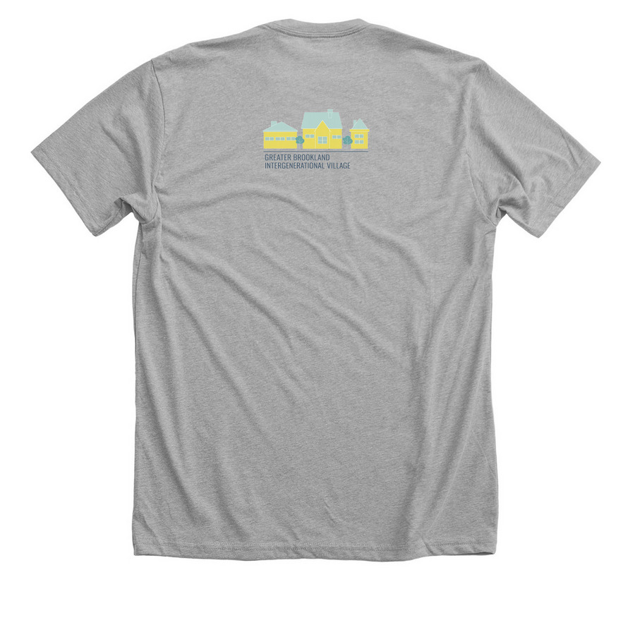 "Hello, Neighbor" GBIV Bike T-Shirt&nbsp;, a Athletic Heather Premium Unisex Tee (back-view)