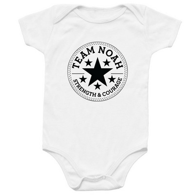 Team Noah, a White Infant Onesie