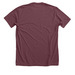 Home Is Where the Heart Is - Reverse, a Heather Maroon Premium Unisex Tee (back-view)