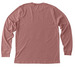 BDR Yellow Logo Long Sleeve Tees, a Heather Mauve Premium Long Sleeve Tee (back-view)
